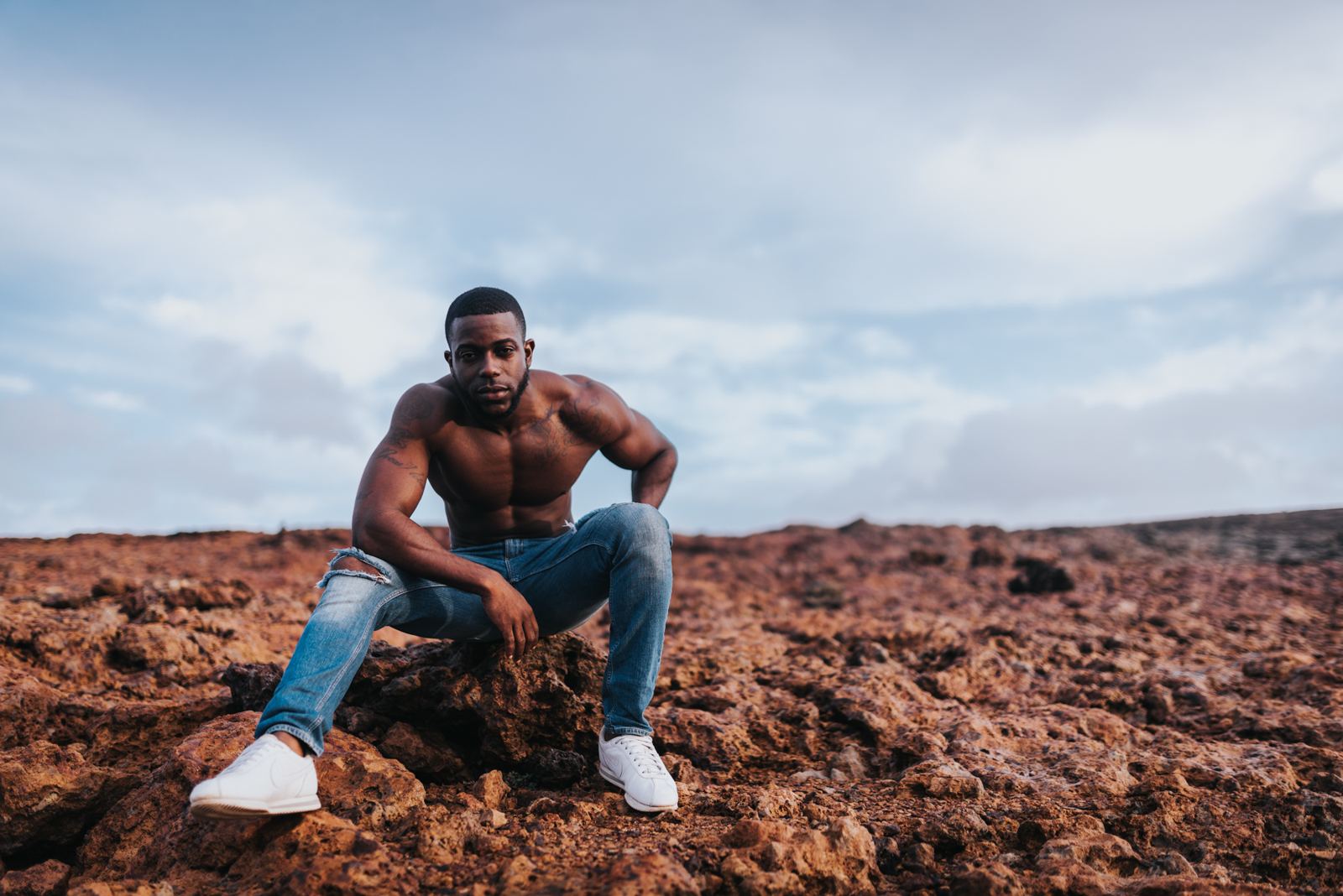 Isaiah Stomp portraits modeling collection